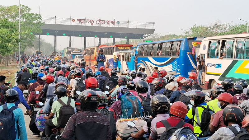 পদ্মা সেতুতে ২৪ ঘণ্টায় ৩ কোটি টাকার বেশি টোল আদায়
